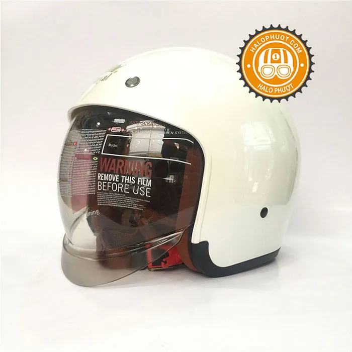 Mũ bảo hiểm Royal M139 kính âm Trắng