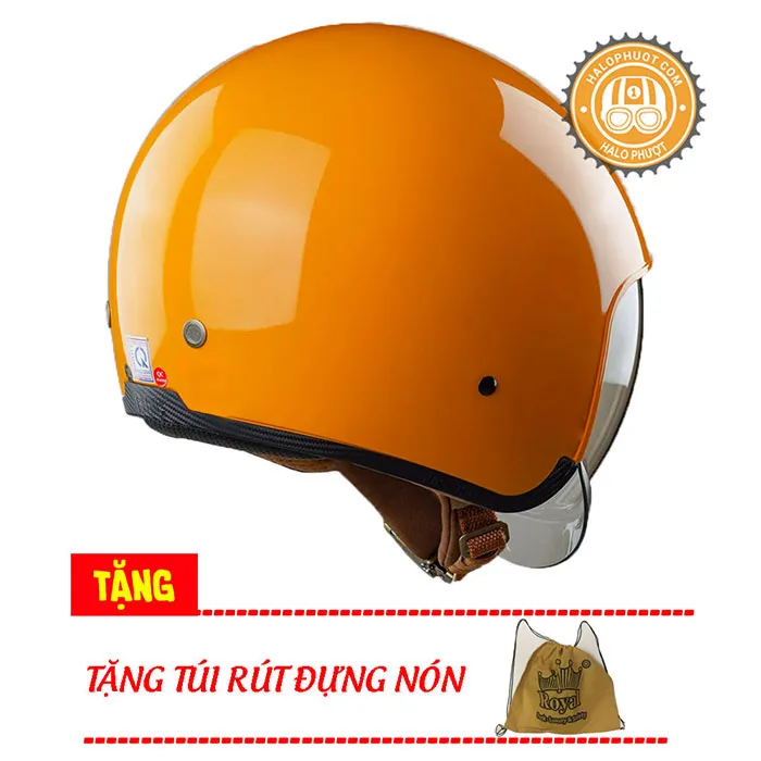 Mũ bảo hiểm Royal M139 kính âm Vàng
