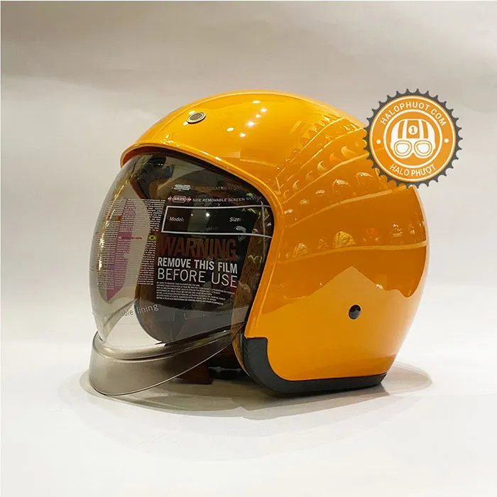 Mũ bảo hiểm Royal M139 kính âm Vàng