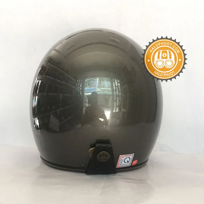 Mũ 3/4 Royal M20C Ruby Xám Chuột Bóng