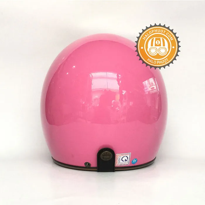 Mũ 3/4 Royal M20C Ruby Hồng Bóng