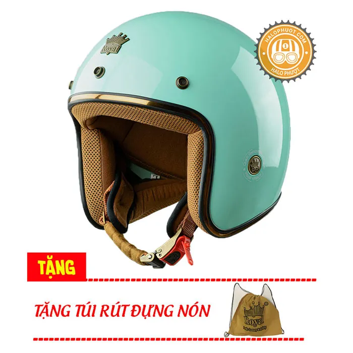 Mũ 3/4 Royal M20C Ruby Xanh Ngọc (Mint)