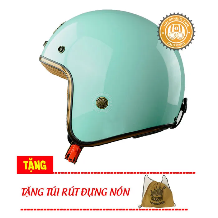 Mũ 3/4 Royal M20C Ruby Xanh Ngọc (Mint)