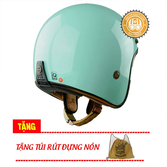 Mũ 3/4 Royal M20C Ruby Xanh Ngọc (Mint)