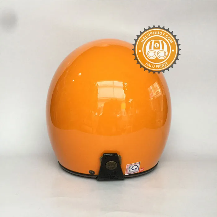 Mũ 3/4 Royal M20C Ruby Vàng Cam Bóng