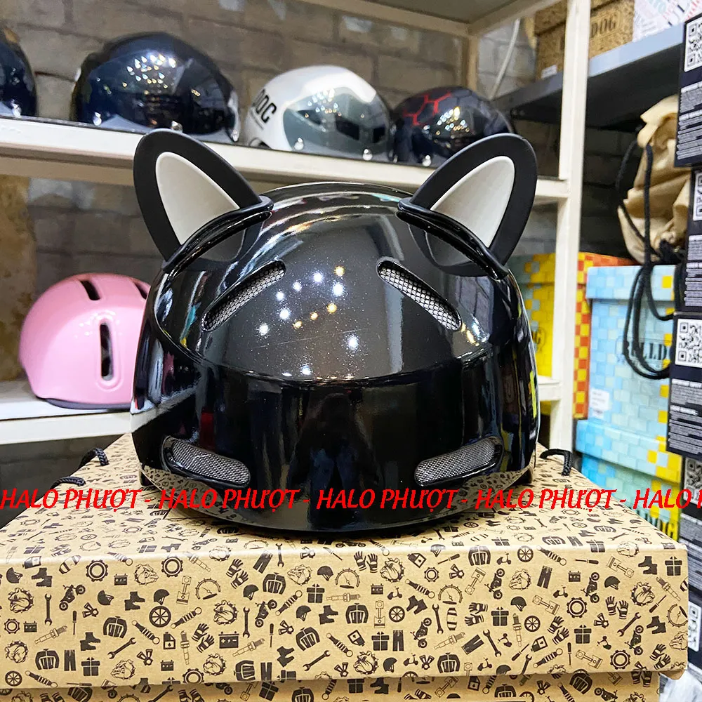 Nón xe đạp Napoli N05 Đen Bóng 