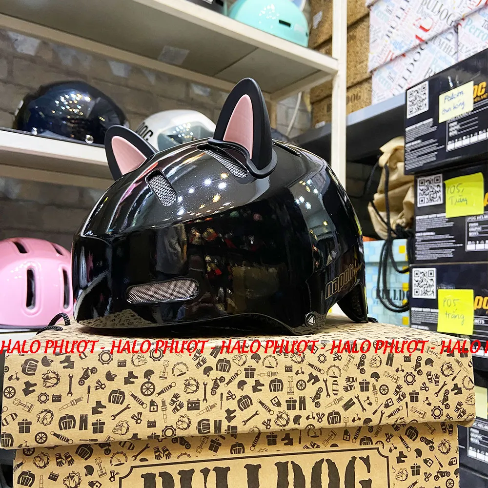 Nón xe đạp Napoli N05 Đen Bóng 