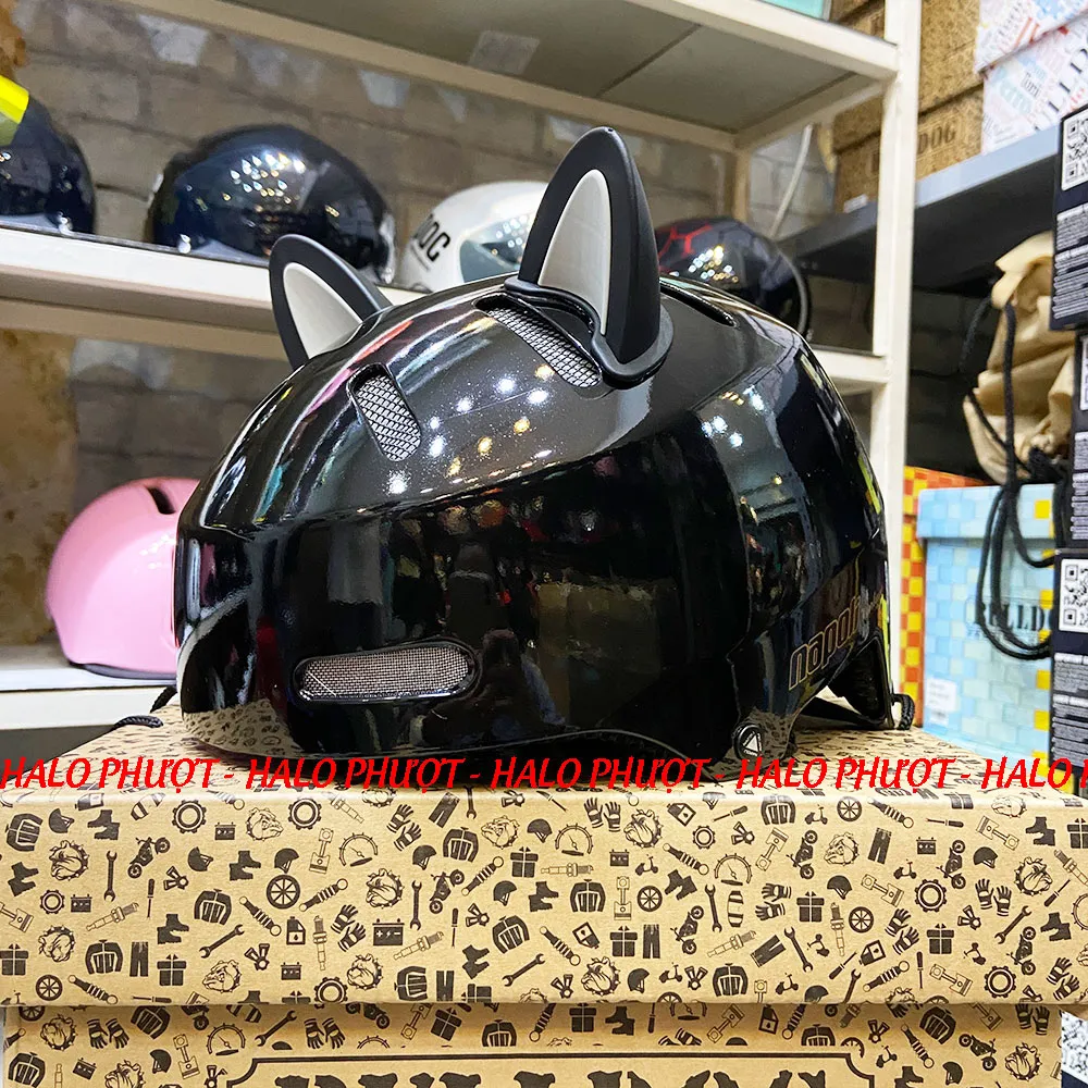 Nón xe đạp Napoli N05 Đen Bóng 