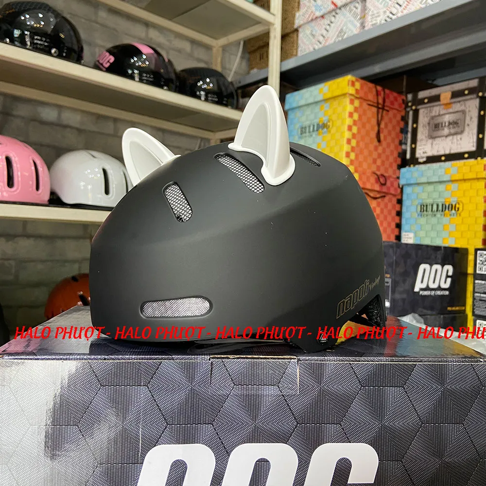 Nón xe đạp Napoli N05 Đen Nhám 