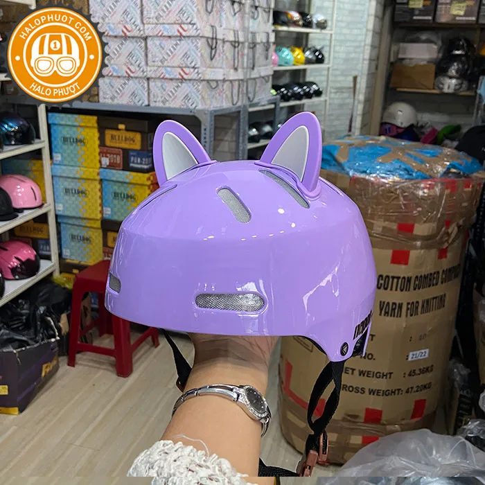 Nón xe đạp Napoli N05 Tím 