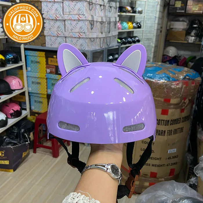 Nón xe đạp Napoli N05 Tím 