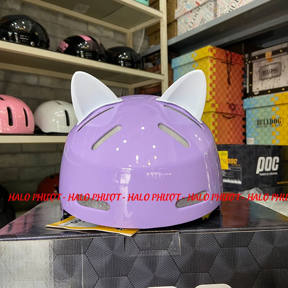 Nón xe đạp Napoli N05 Tím 