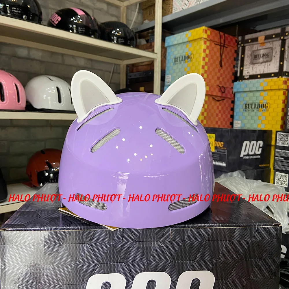 Nón xe đạp Napoli N05 Tím 