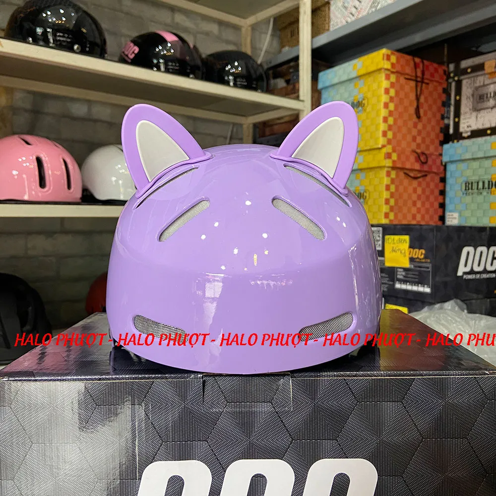 Nón xe đạp Napoli N05 Tím 