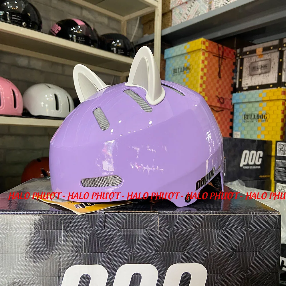 Nón xe đạp Napoli N05 Tím 