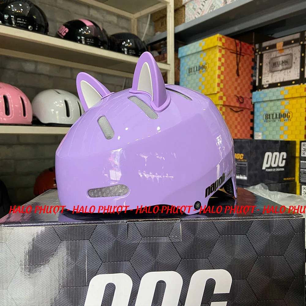 Nón xe đạp Napoli N05 Tím 