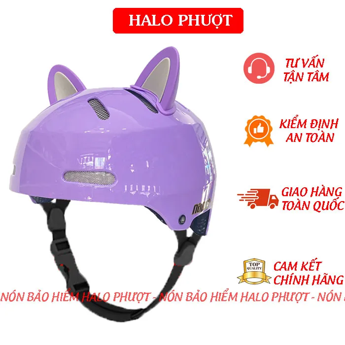 Nón xe đạp Napoli N05 Tím 