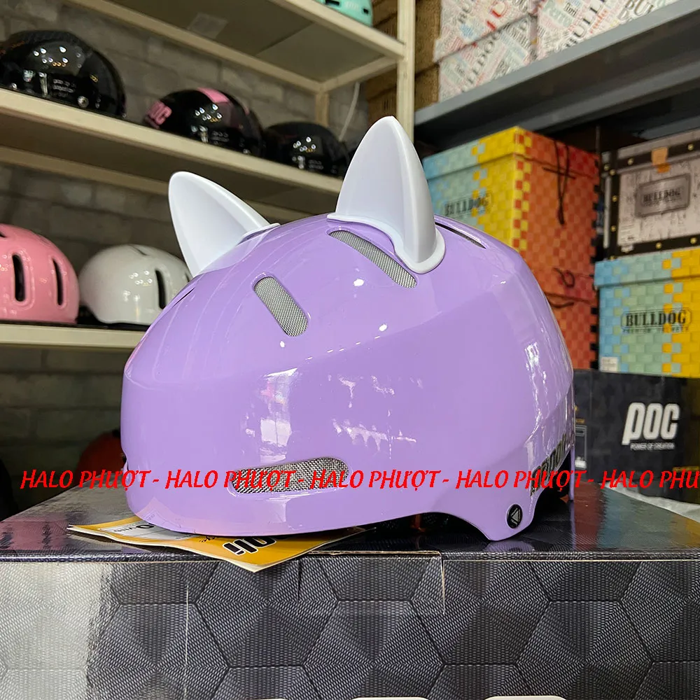 Nón xe đạp Napoli N05 Tím 