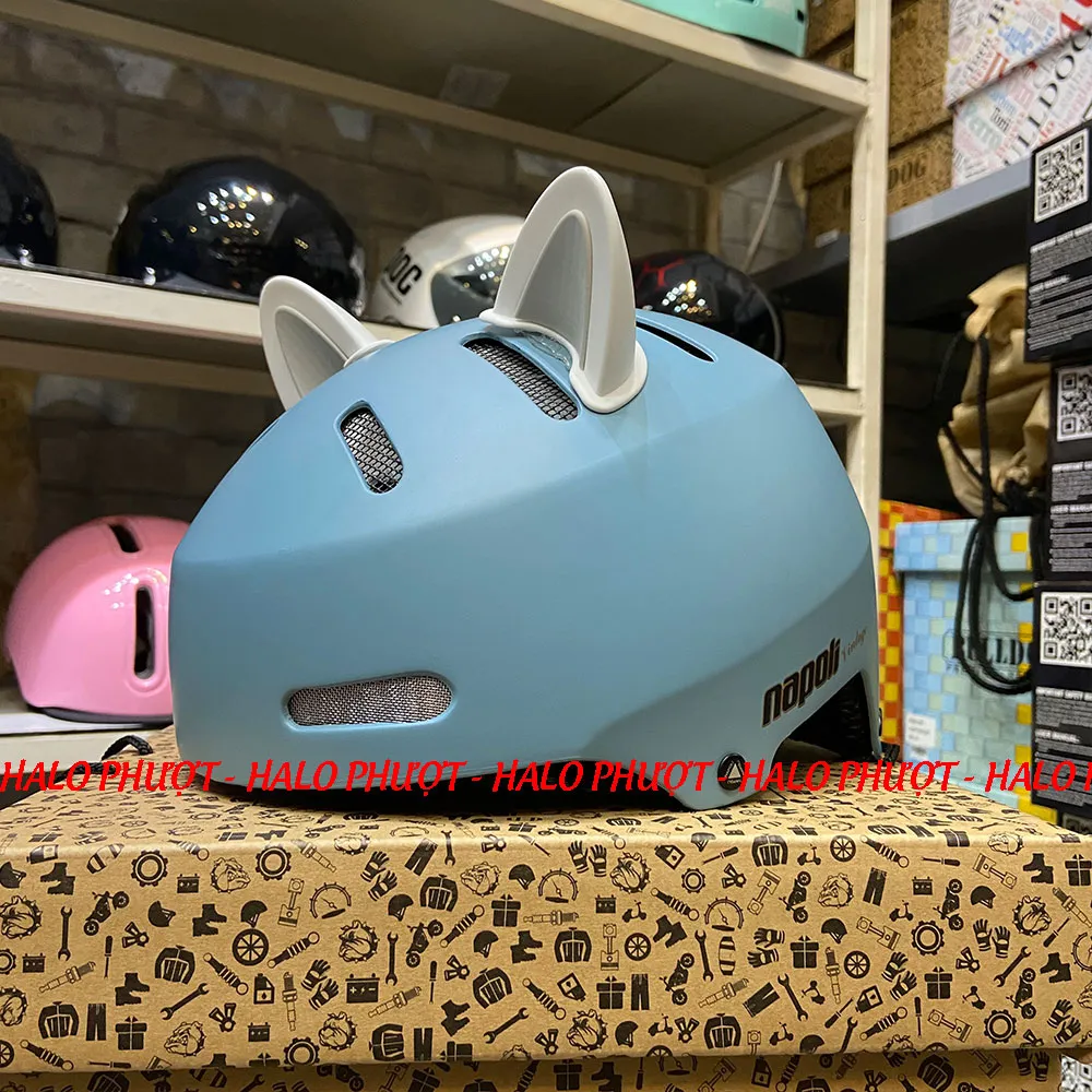 Nón xe đạp Napoli N05 Xi Măng Nhám