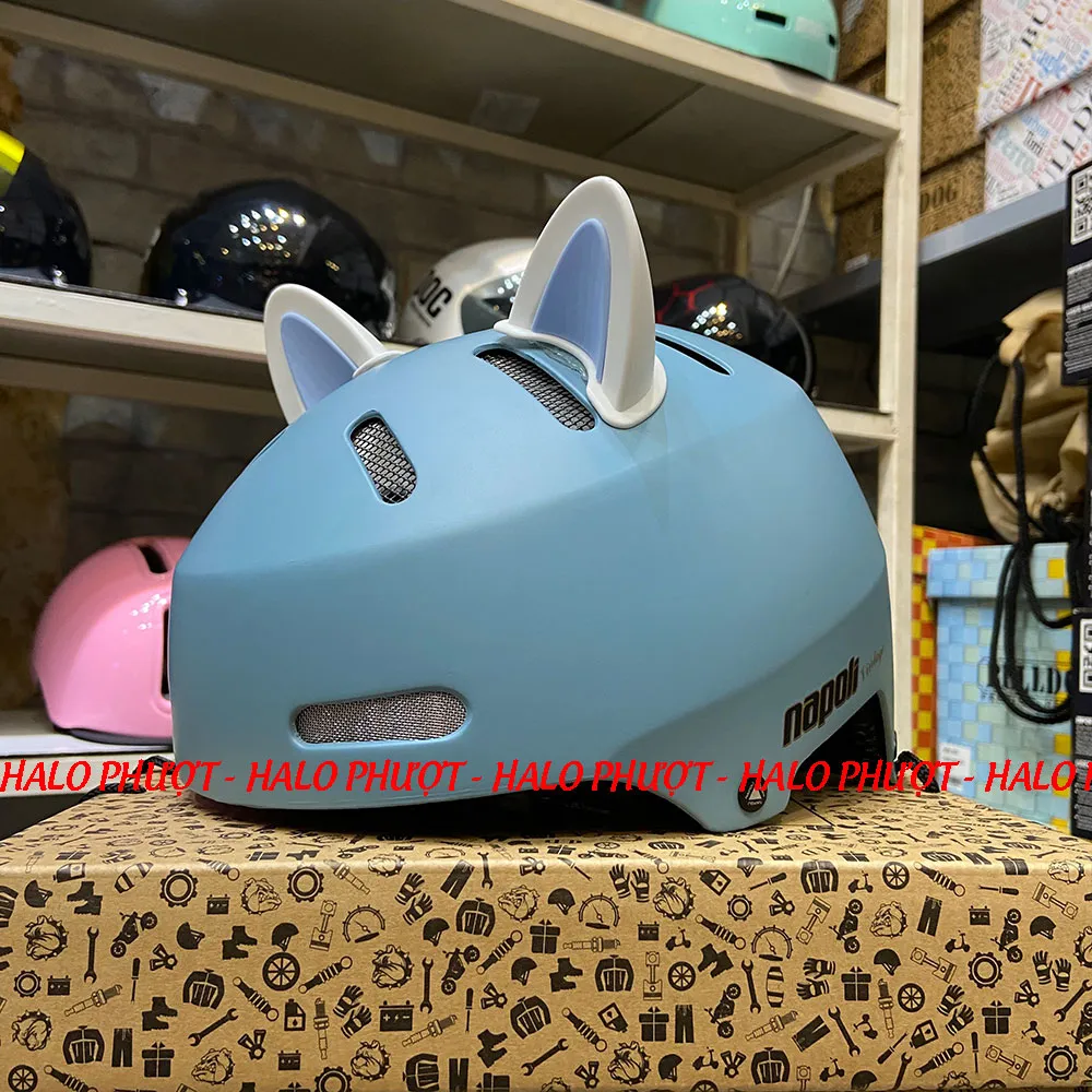 Nón xe đạp Napoli N05 Xi Măng Nhám