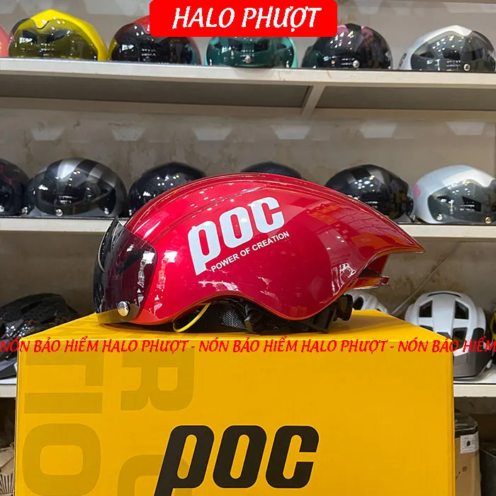 Nón POC P01 Đỏ Bóng