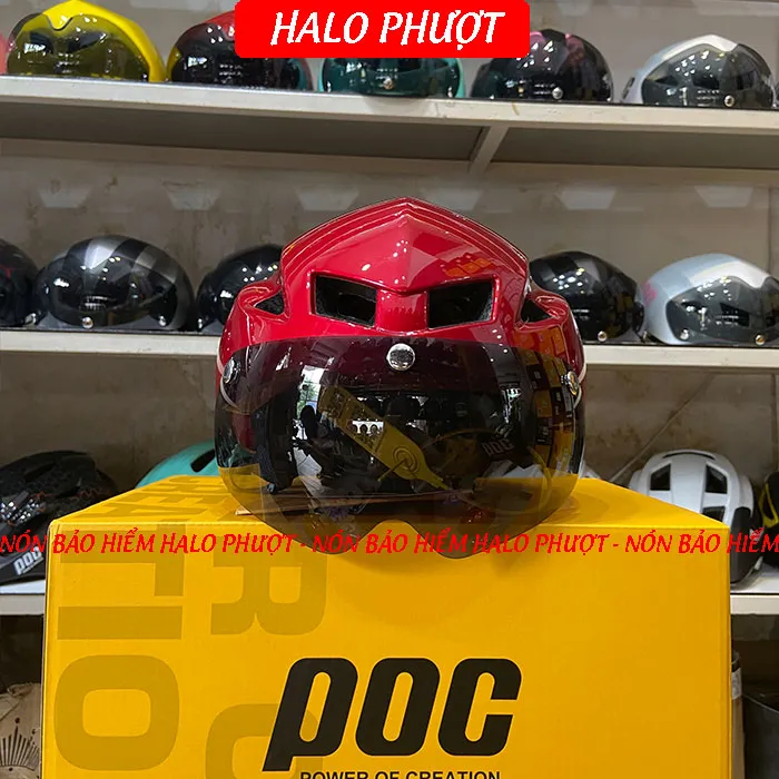 Nón POC P01 Đỏ Bóng