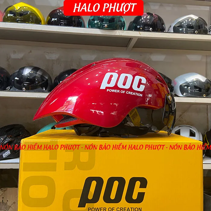 Nón POC P01 Đỏ Bóng