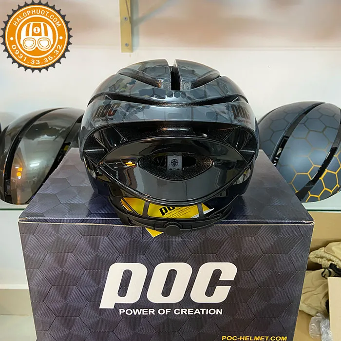 Nón POC P03 - Tổ Ong Xám Bóng