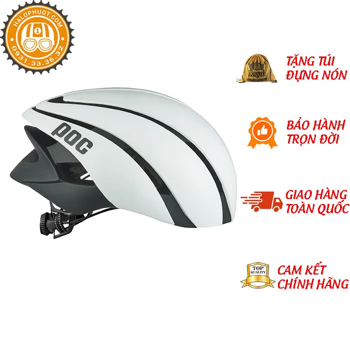 Nón POC P03 - Trắng Bóng