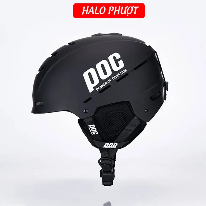 Mũ Bảo Hiểm POC P10 Đen Nhám (Chuẩn xe máy)