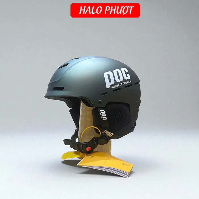 Mũ Bảo Hiểm POC P10 Titan Retro Nhám (Chuẩn xe máy)