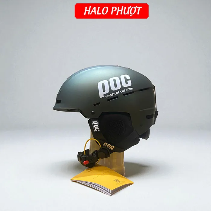 Mũ Bảo Hiểm POC P10 Titan Retro Nhám (Chuẩn xe máy)