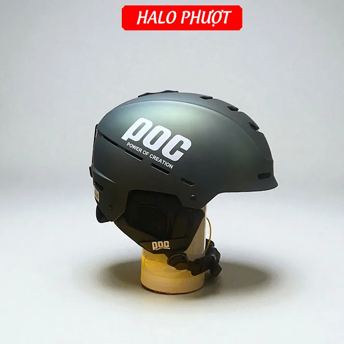 Mũ Bảo Hiểm POC P10 Titan Retro Nhám (Chuẩn xe máy)