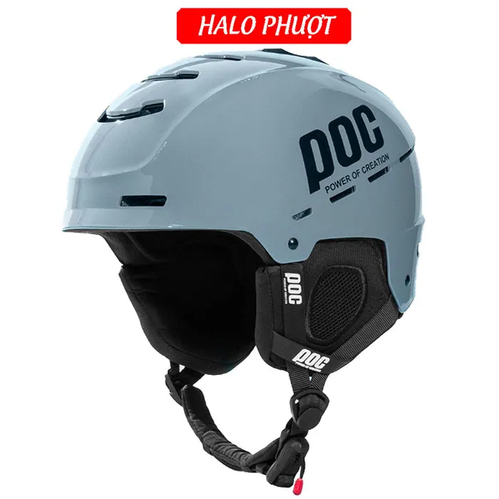 Mũ Bảo Hiểm POC P10 Xám Xi Măng Bóng (Chuẩn xe máy)