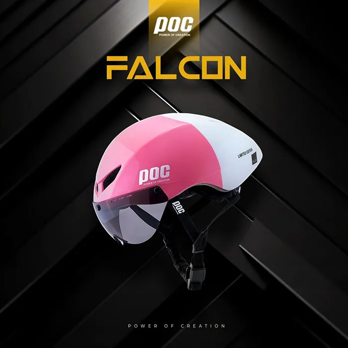 Nón POC FALCON Trắng Hồng