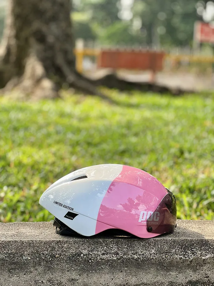 Nón POC FALCON Trắng Hồng