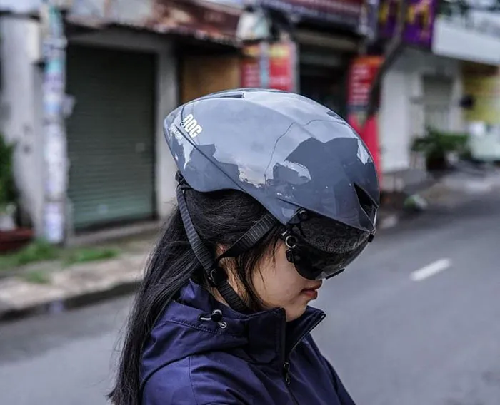 Nón POC FALCON Xi Măng Bóng