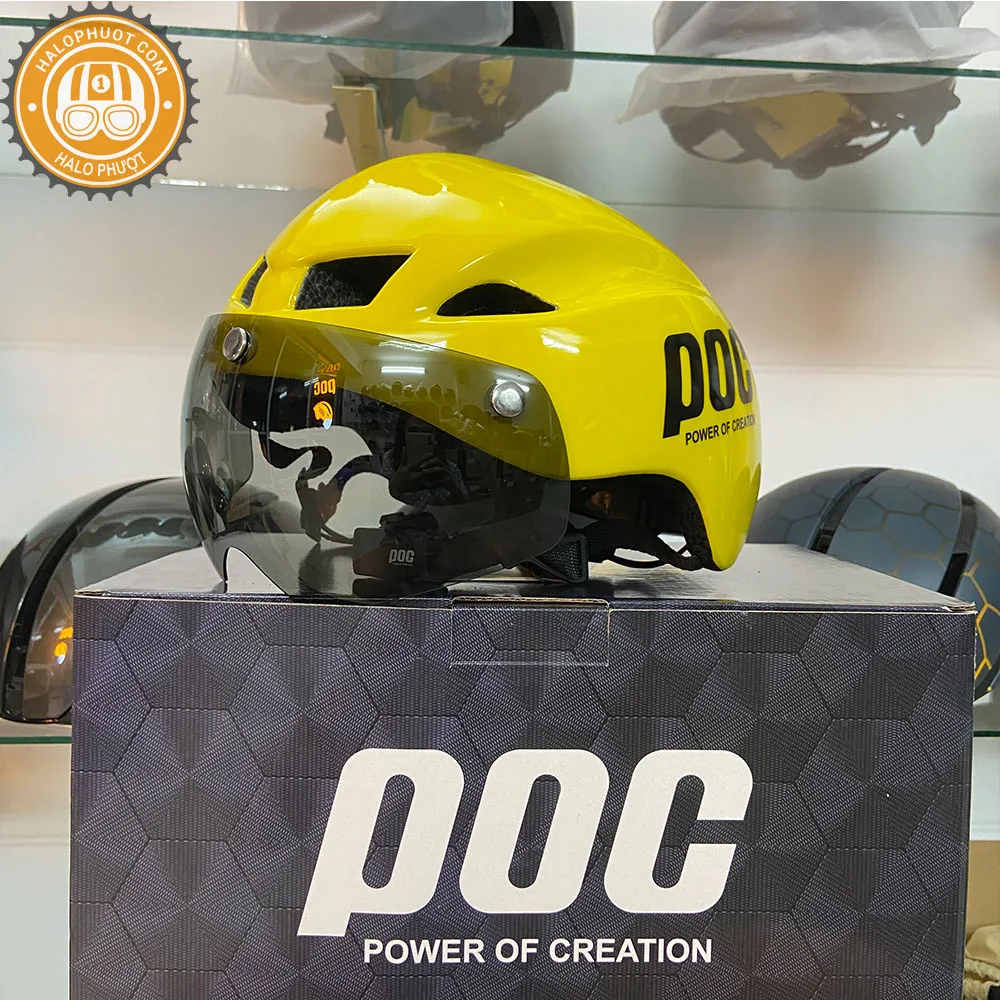 Nón POC P01 Vàng Bóng