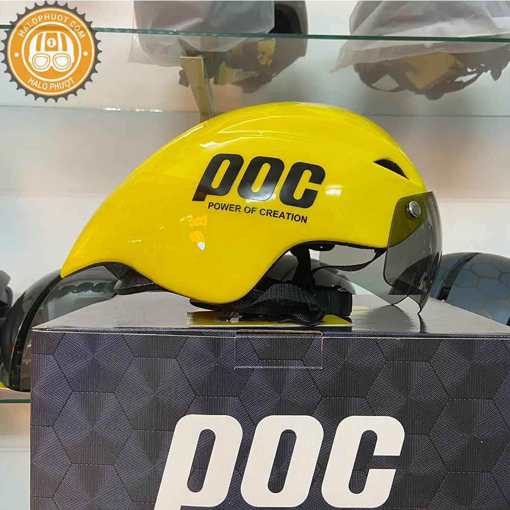 Nón POC P01 Vàng Bóng