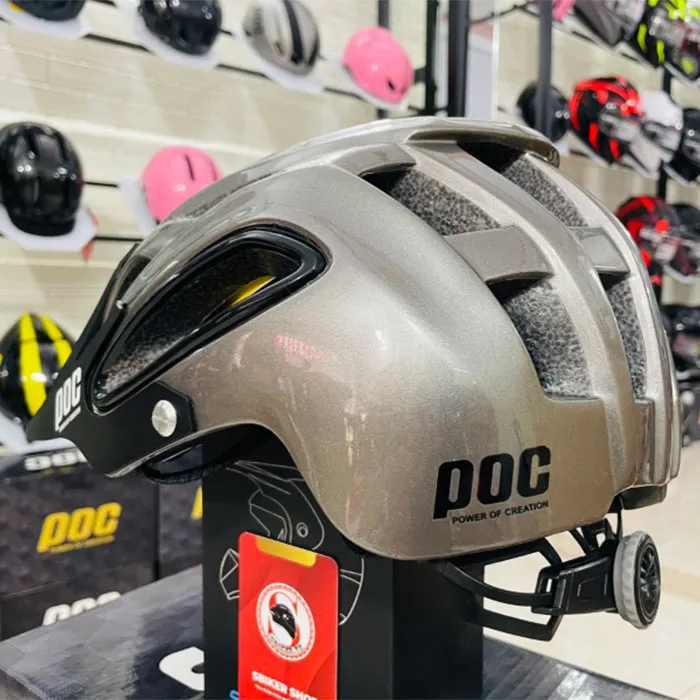 Nón POC P07 Xám Titanium Bóng