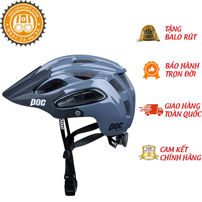 Nón POC P07 Xám Nardo Bóng (Xám Xi Măng)