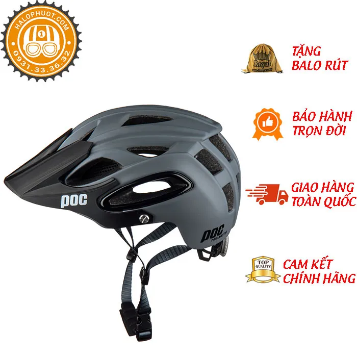 Nón POC P07 Xám Nardo Nhám (Xám Xi Măng)