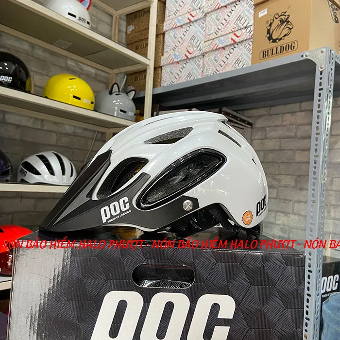 Nón P07 Trắng Bóng