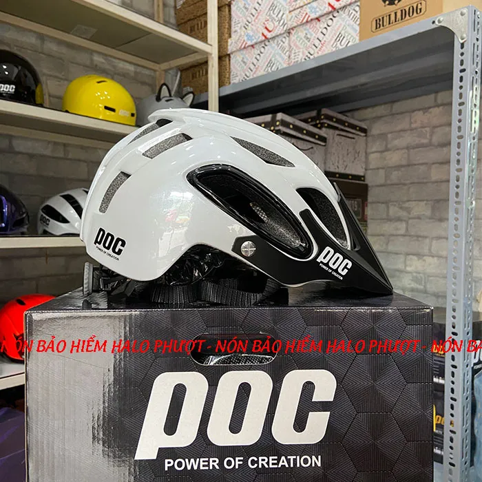 Nón P07 Trắng Bóng