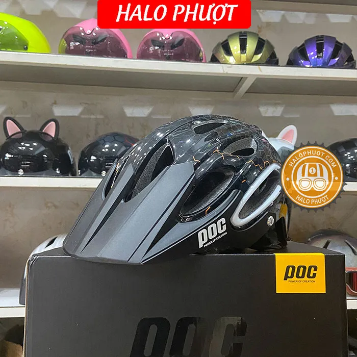 Nón POC P07 Carbon Cam (tia sét)