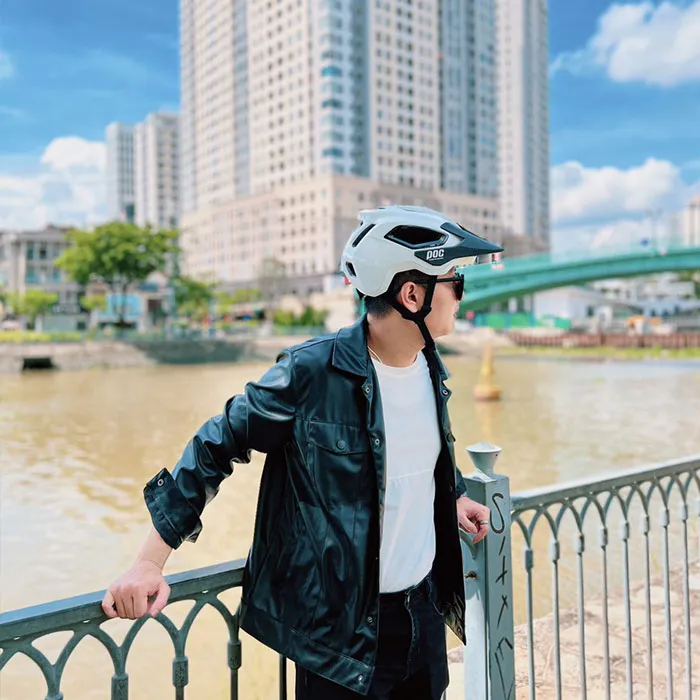 Nón POC P18 Trắng Bóng