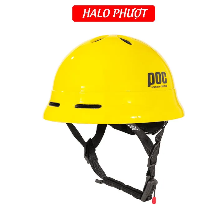 Nón POC PK02 Vàng (Tặng tai mèo)