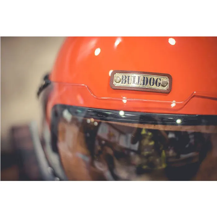 Mũ bảo hiểm 3/4 Bulldog POM Cam (Tặng khóa số)