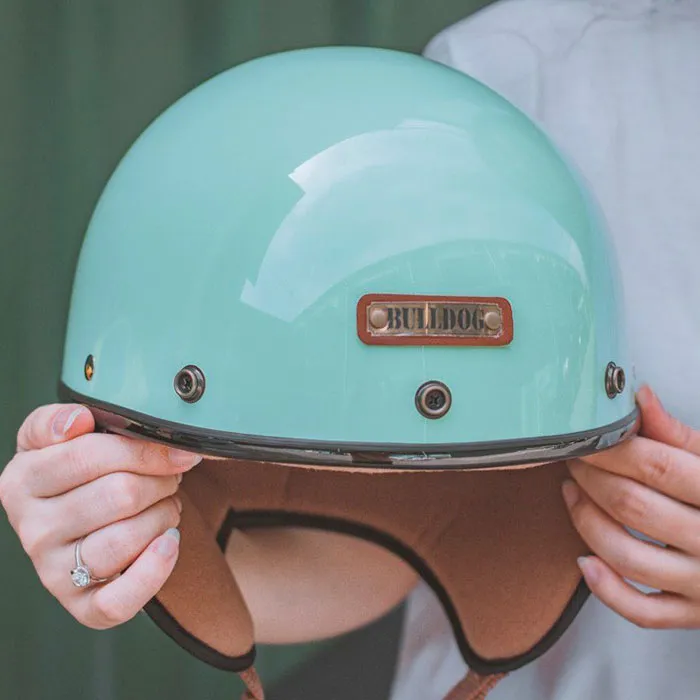 Nón nửa đầu Bulldog PUG Xanh Lá