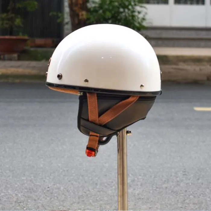 Nón nửa đầu Bulldog PUG Trắng